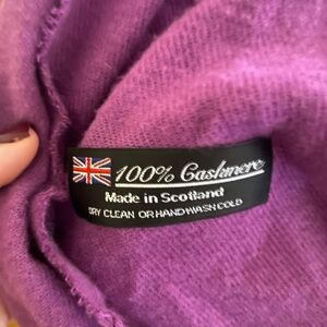 Purple Cashmere Sweater